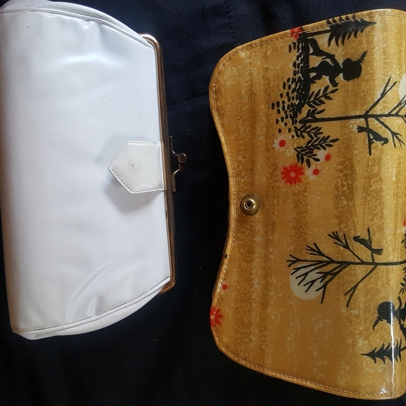 Vintage clutch with removable outer shell - Picture 2 of 6